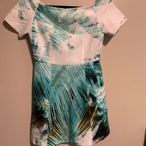 Beachy off shoulder dress